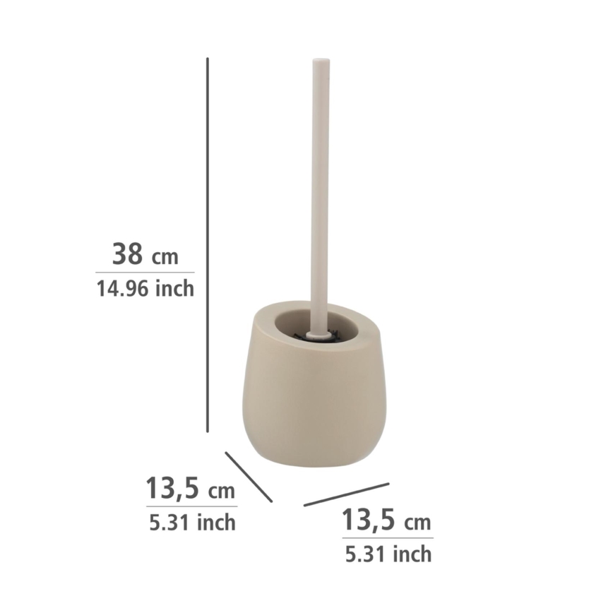 WENKO 24136100 - Четка за WC BADI 13,5x38 см бежова