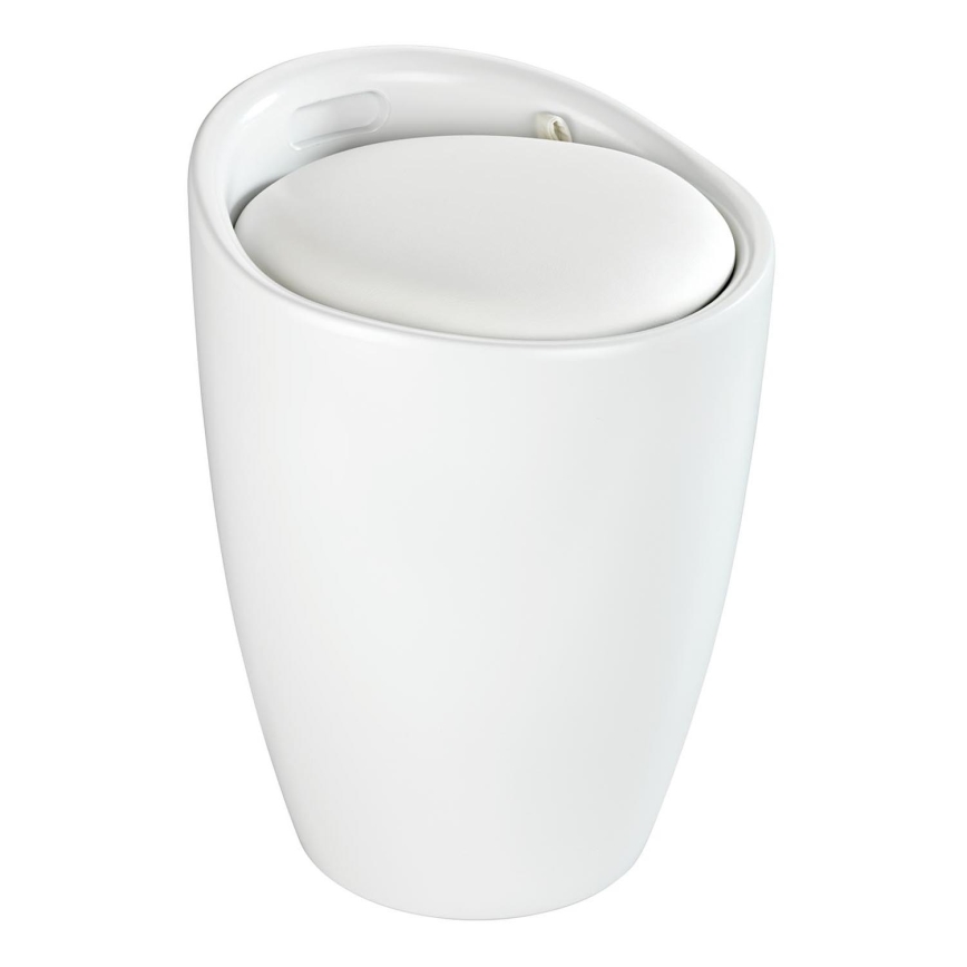 WENKO 24228100 - Столче CANDY 36x50,5 см бяло/черно