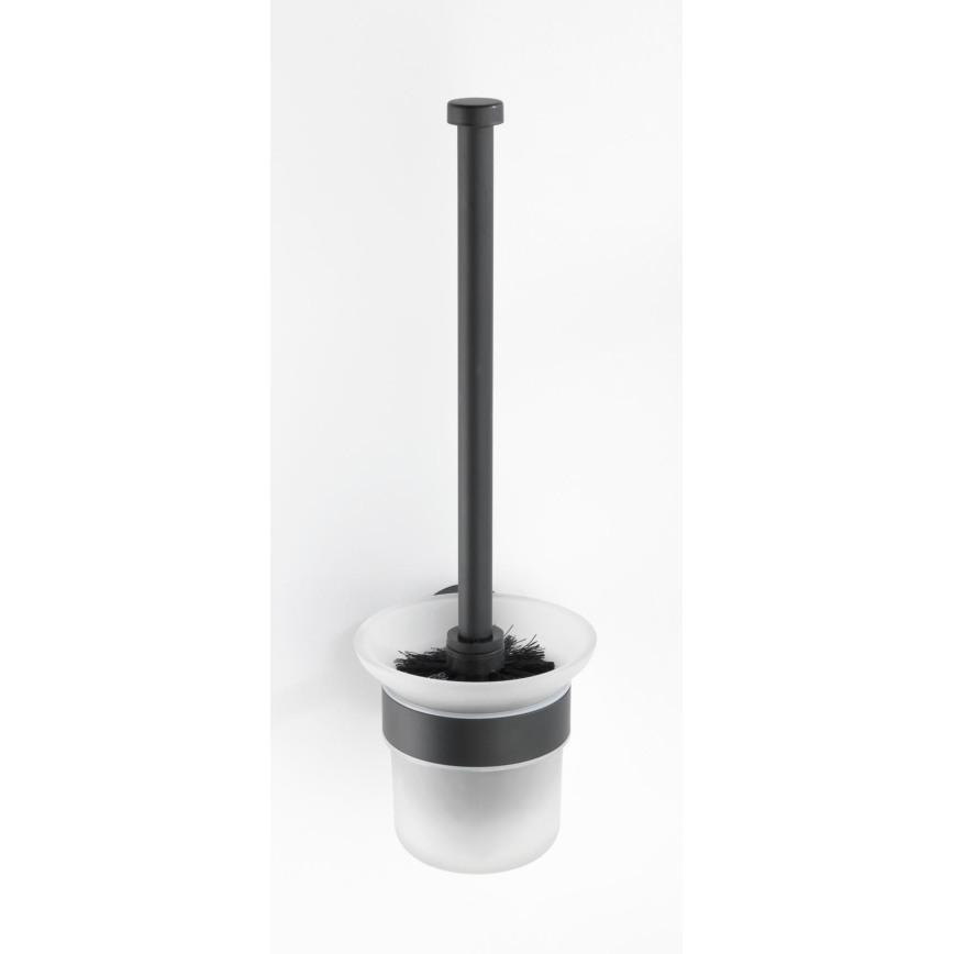 WENKO 24243100-WC четка BOSIO BLACK 10x35 cm неръждаема стомана/сребрист/сатен