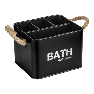 WENKO 24328100 - Кутия за съхранение GARA 19x13 см черна