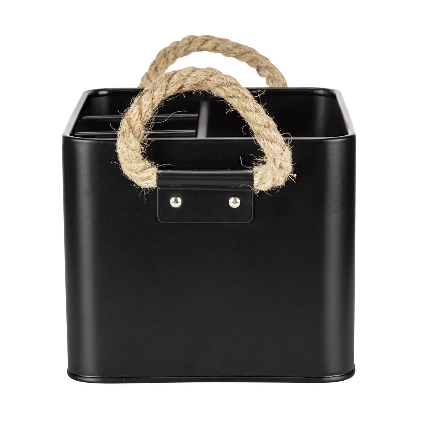 WENKO 24328100 - Кутия за съхранение GARA 19x13 см черна