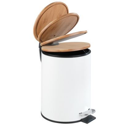 WENKO 24392100 - Кош TORTONA 17x23,5 см бял/кафяв/черен