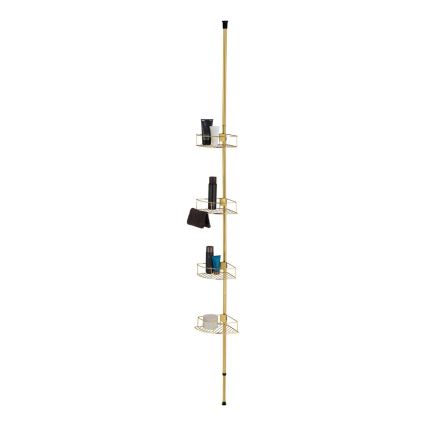 WENKO 24569100-Ъглова полица DOLCEDO 31x275 cm, златна