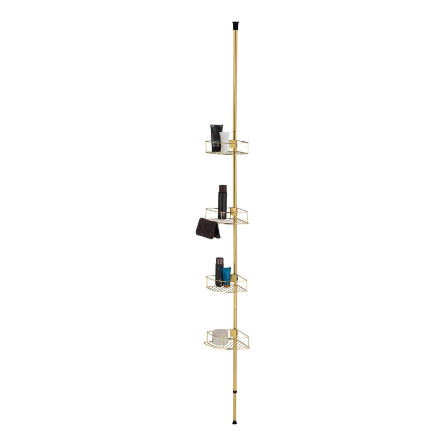 WENKO 24569100-Ъглова полица DOLCEDO 31x275 cm, златна