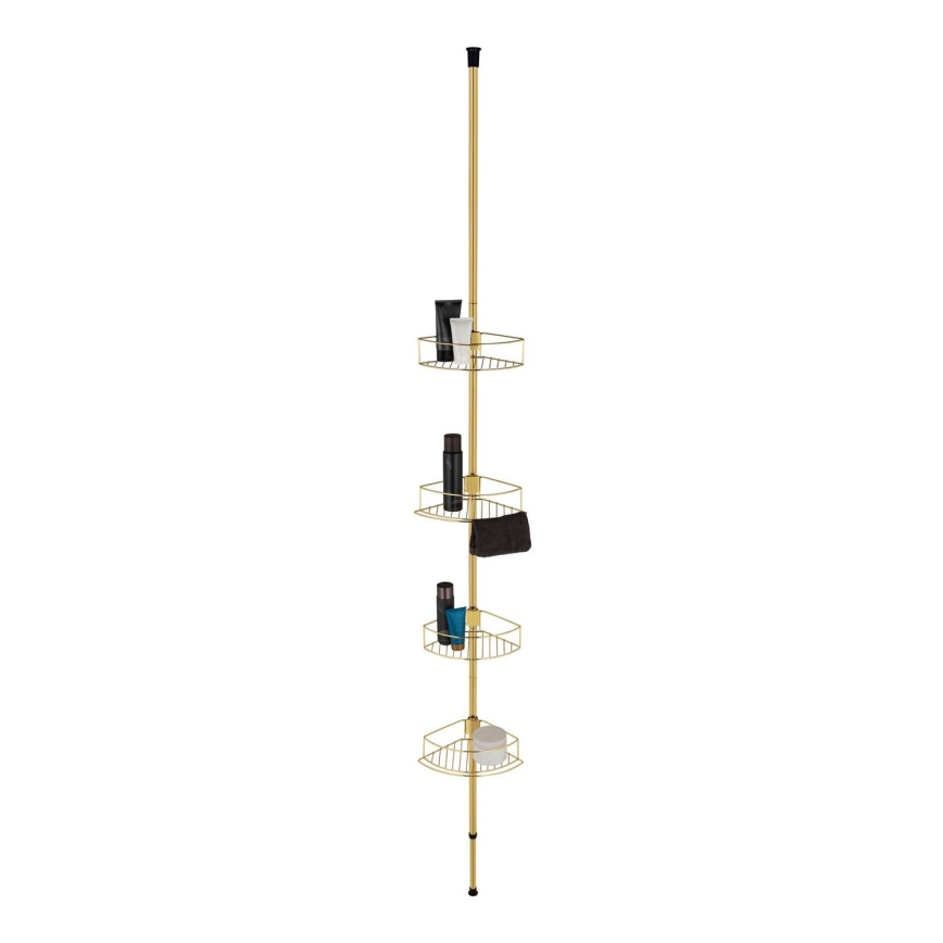 WENKO 24569100-Ъглова полица DOLCEDO 31x275 cm, златна