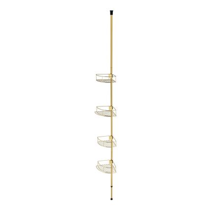 WENKO 24569100-Ъглова полица DOLCEDO 31x275 cm, златна