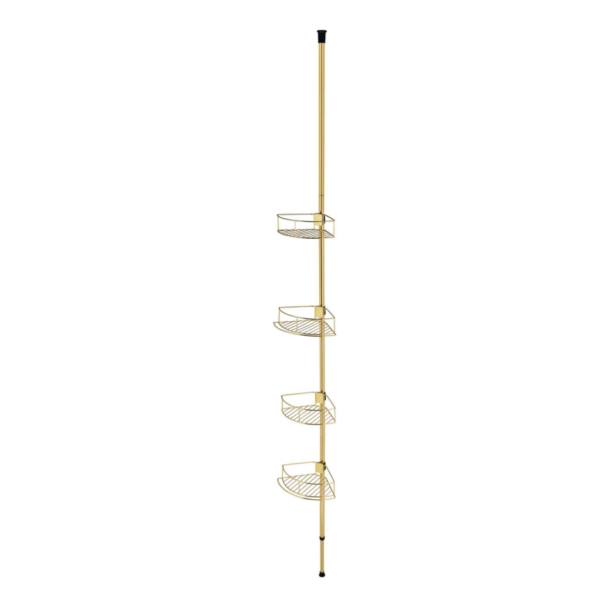 WENKO 24569100-Ъглова полица DOLCEDO 31x275 cm, златна