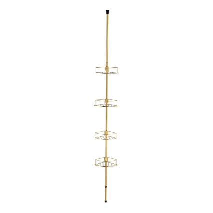 WENKO 24569100-Ъглова полица DOLCEDO 31x275 cm, златна