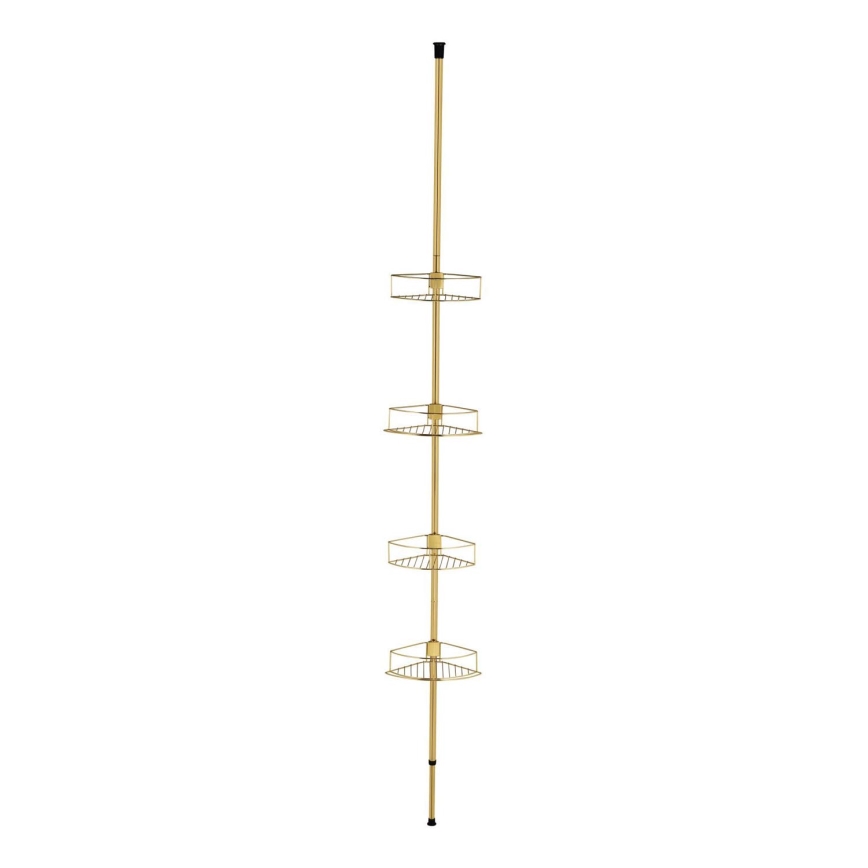 WENKO 24569100-Ъглова полица DOLCEDO 31x275 cm, златна