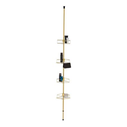 WENKO 24569100-Ъглова полица DOLCEDO 31x275 cm, златна