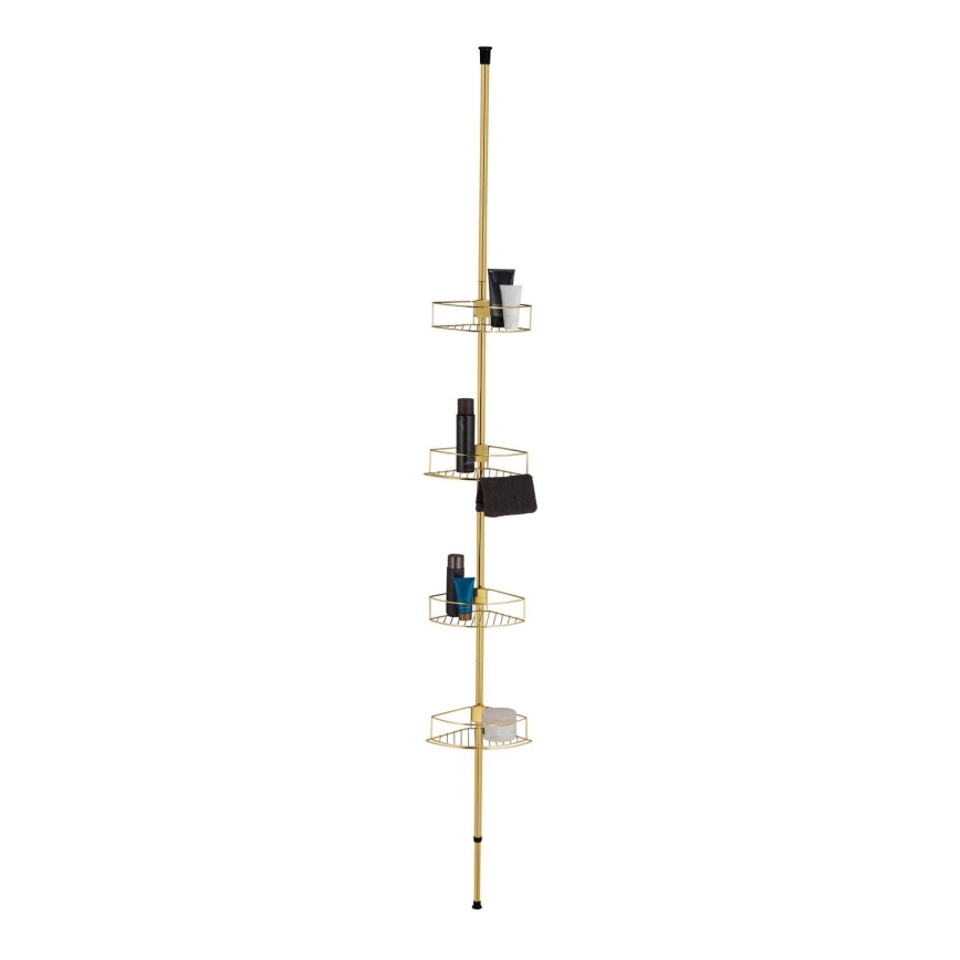 WENKO 24569100-Ъглова полица DOLCEDO 31x275 cm, златна