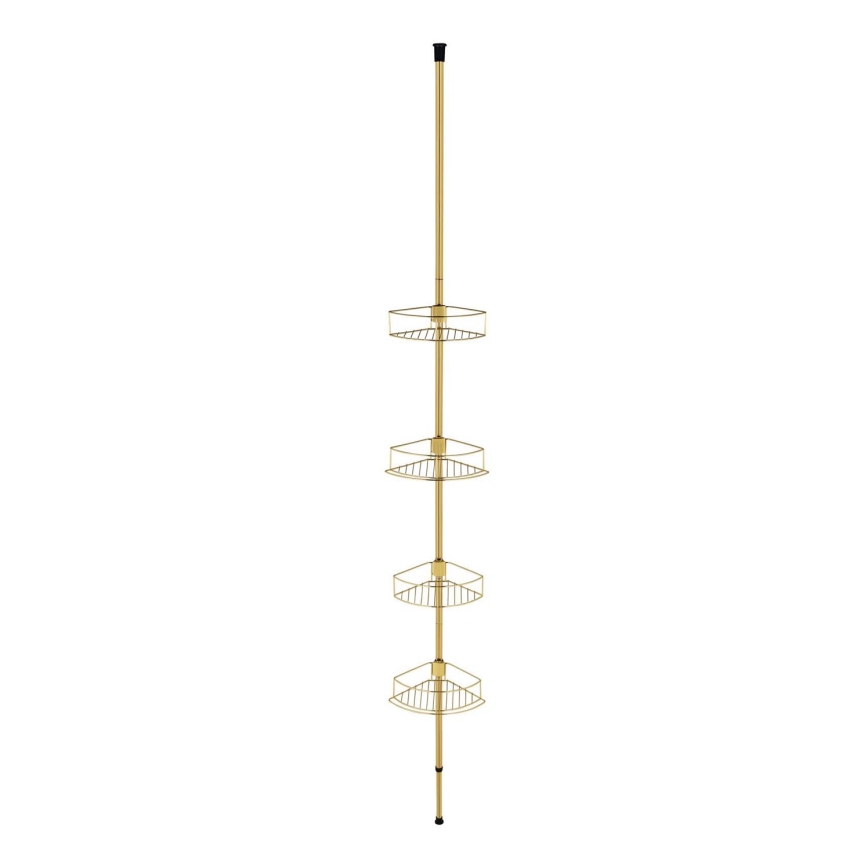 WENKO 24569100-Ъглова полица DOLCEDO 31x275 cm, златна