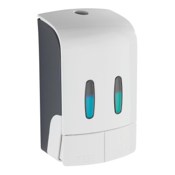 WENKO 24591100-Дозатор за течен сапун TARTAS 480 ml бял/сив