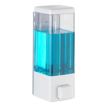 WENKO 24594100-Дозатор за сапун ISTRES 320 мл бял/прозрачен