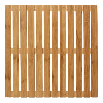 WENKO 24610100 - Бамбукова постелка BAMBUSA 50x50 cm кафява
