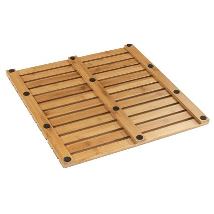 WENKO 24610100 - Бамбукова постелка BAMBUSA 50x50 cm кафява