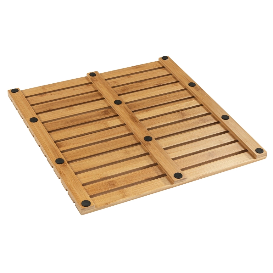 WENKO 24610100 - Бамбукова постелка BAMBUSA 50x50 cm кафява