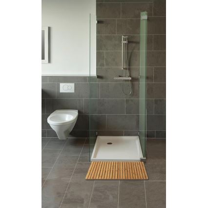WENKO 24611100 - Изтривалка BAMBUSA 100x50 cm кафява