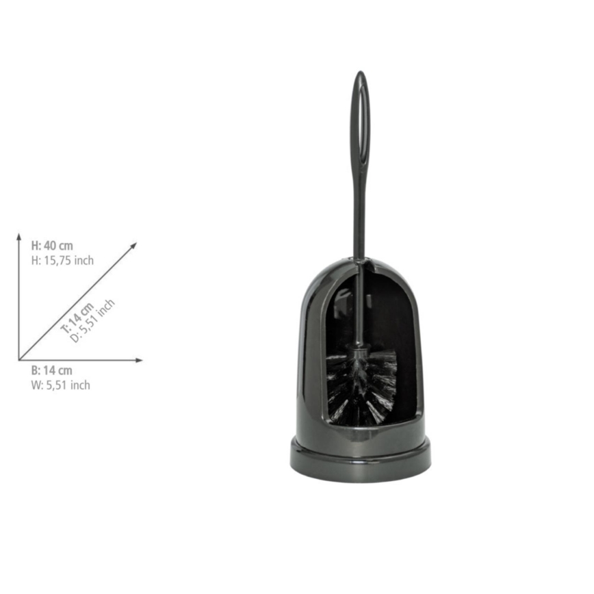 WENKO 24637100 - Четка за WC STANDARD 14x40 cm черна