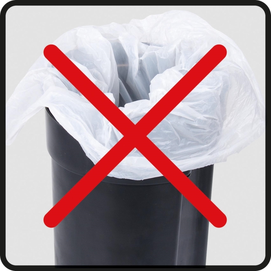 WENKO 24681100 - Кош LEMAN 21x24 см черен