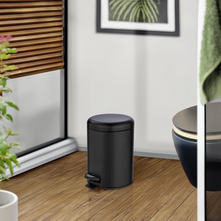 WENKO 24681100 - Кош LEMAN 21x24 см черен