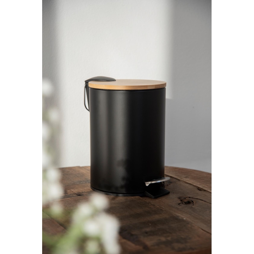 WENKO 24696100 - Кош TORTONA 17x21 см черен/кафяв