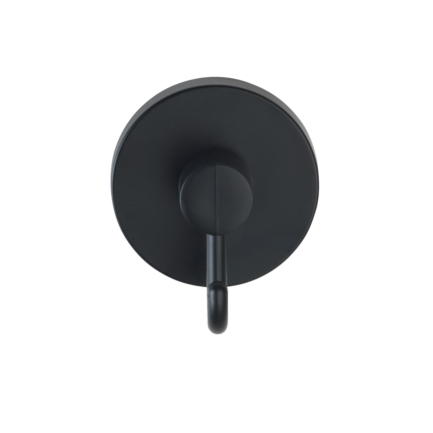 WENKO 24730100-Кука VACUUM-LOC, кръгла, черна, 6x6,7 cm