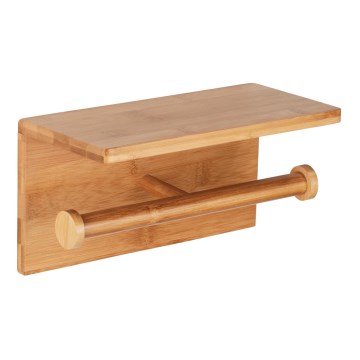WENKO 24745100 - Държач за тоалетна хартия BAMBUSA 25x13 cm кафяв