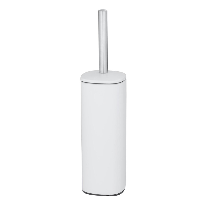 WENKO 24776100 - Четка за тоалетна ALASSIO 9,3x39,2 cm неръждаема стомана/bяла