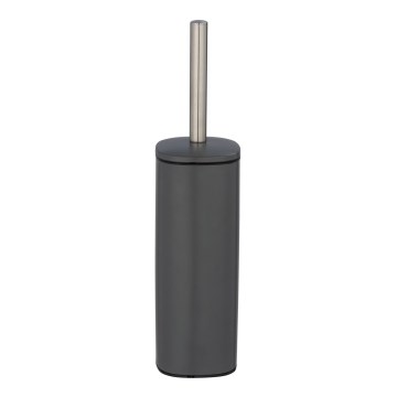 WENKO 24777100 - Комплект за WC ALASSIO 9,3x39,2 cm неръждаема стомана/сива