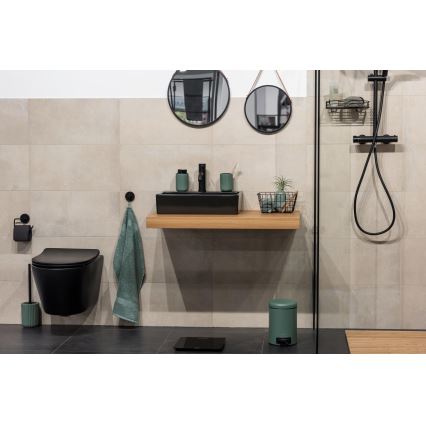 WENKO 24807100 - Дозатор за течен сапун BELLUNO 8x13,5 cm зелен/черен