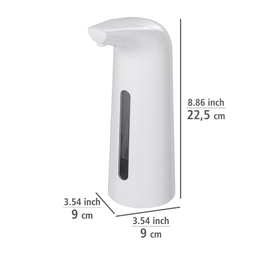 WENKO 24841100-Дозатор за течен сапун LARINO 9x21,5 cm бял