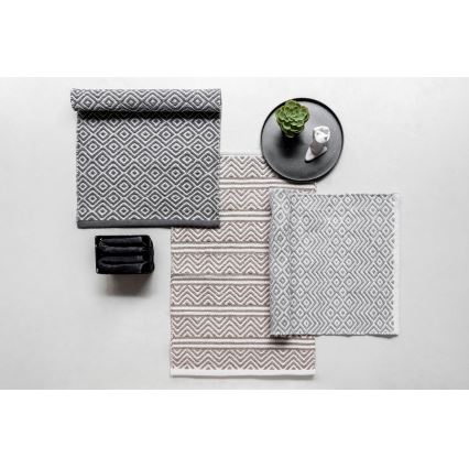 WENKO 24868100-Постелка SHAKI 50x80 cm бежова/бяла