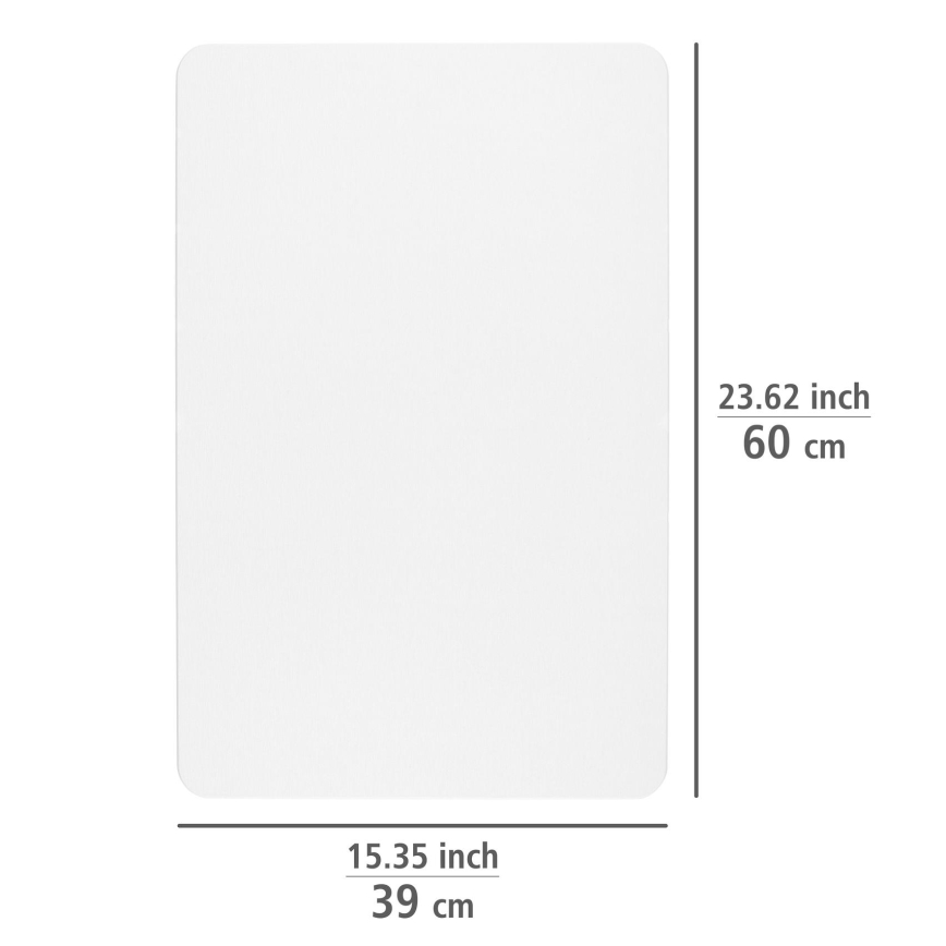 WENKO 24935100-Подложка SIMI 39x60 см бяла