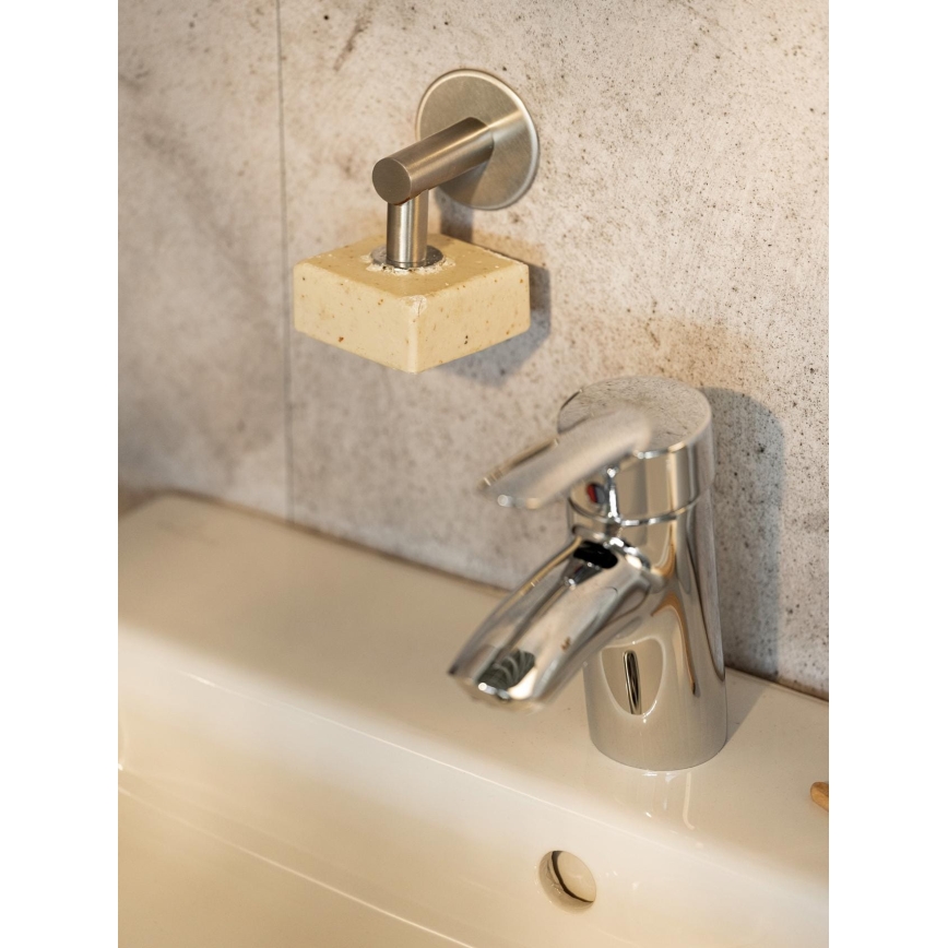 WENKO 24971100-Държач за сапун TURBO-LOC 4,5x7 см сребрист