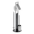 WENKO 24981800 - комплект за WC RAVINA 20x70 см, от неръждаема стомана, сребрист
