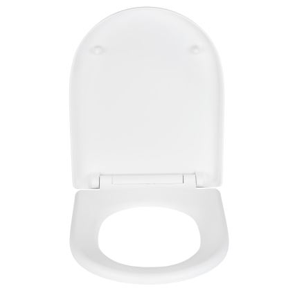 WENKO 24988100-WC тоалетна седалка ЕКСКЛУЗИВ 45x36,5 cm бяла/сребриста
