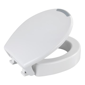WENKO 25005100-Toaletна седалка SECURA 37x44 cm бяла/сива