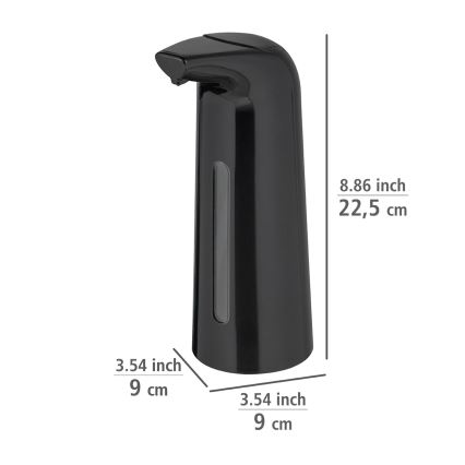 WENKO 25097100-Дозатор за сапун LARINO 9x21,5 cm черен