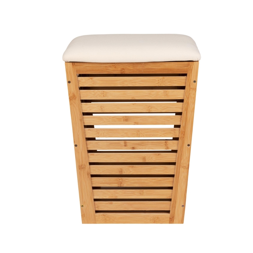 WENKO 25143100 - Кош за пране BAMBUSA 40x56 cm кафяв