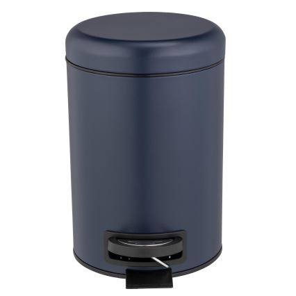 WENKO 25153100 - кош за отпадъци LEMAN 17x25 cm син/черен