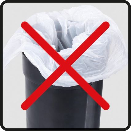 WENKO 25155100 - Кош за отпадъци LEMAN 17x25 см розов/черен