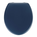 WENKO 25172100-WC тоалетна седалка PRIMA 37x41 см синя/сребриста