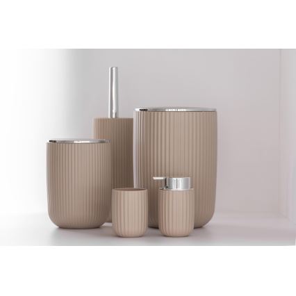 WENKO 25185100 - четка за WC AGROPOLI 10x36,5 cm бежова