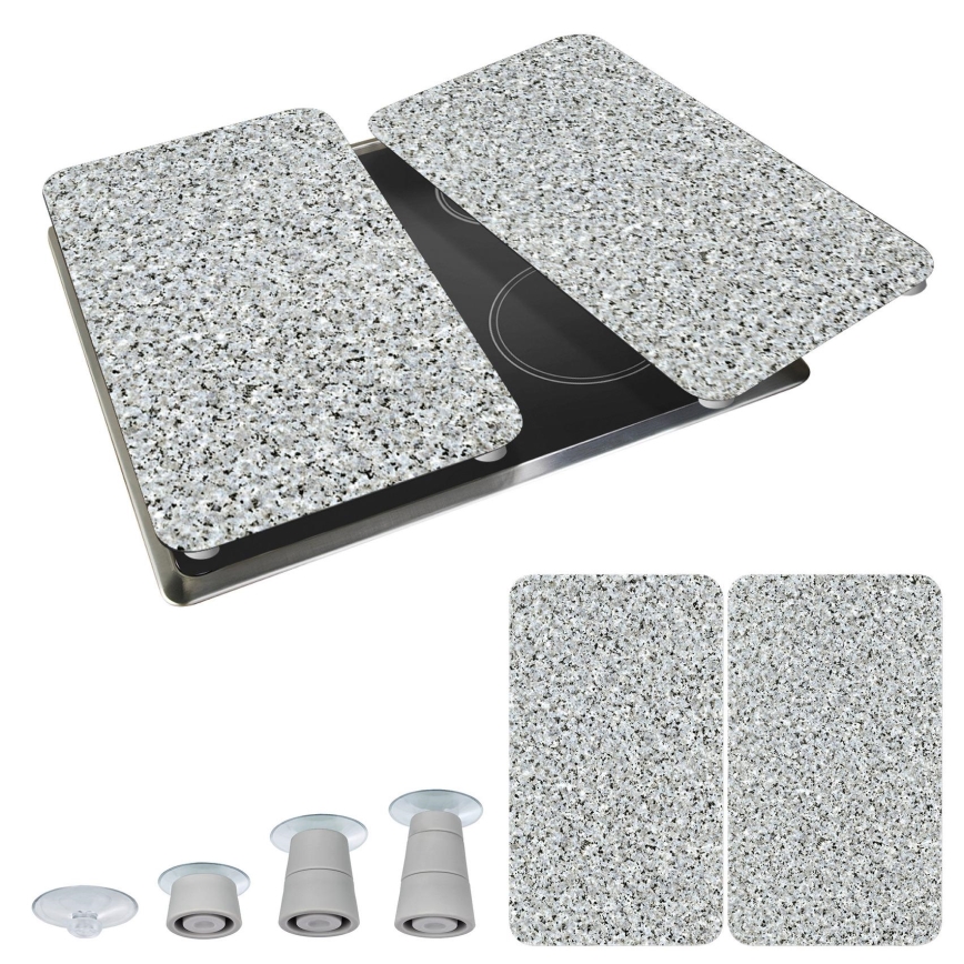 WENKO 2521120500-Капак за плот ABDECKPLATTE - НЕУТРАЛЕН 30x52 cm гранит/многоцветен