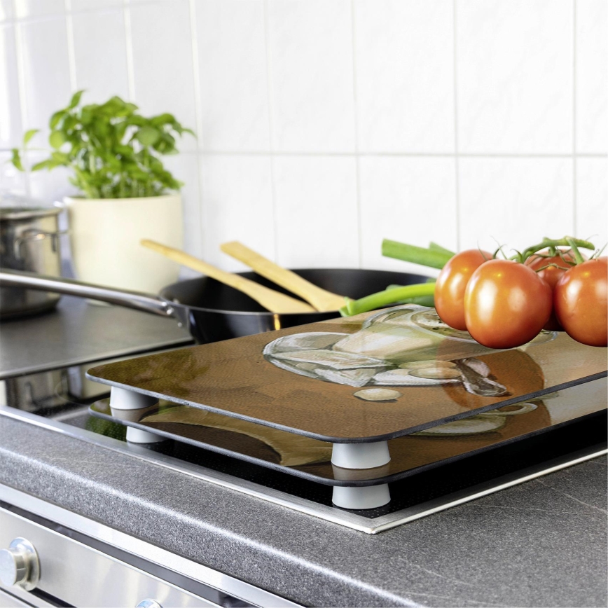 WENKO 2521280100 - Покритие за плот 52x30 cm пъстроцветно/сиво/прозрачно