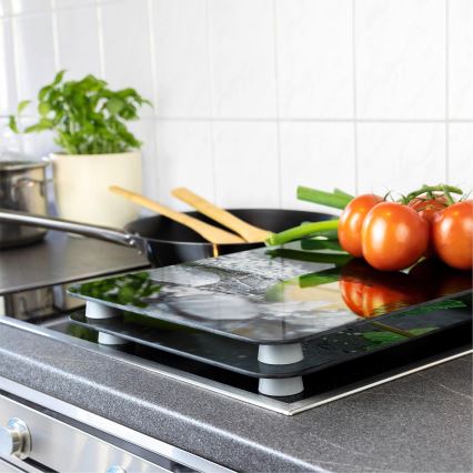 WENKO 2521482100 - Капак за печка 52x30 cm многоцветен/сив/прозрачен