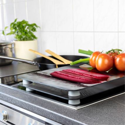 WENKO 2521496100 - Капак за котлон 52x30 см многоцветен/сив/прозрачен