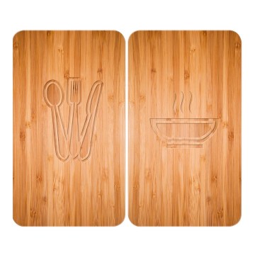 WENKO 2521497100 - Капак за печка 52x30 cm многоцветен/сив/прозрачен