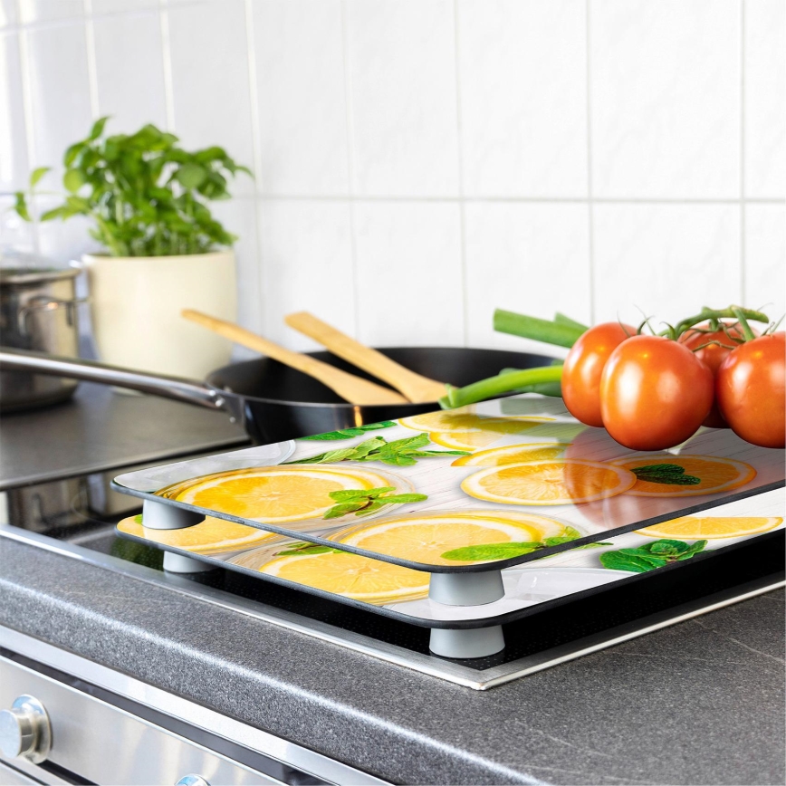 WENKO 2521512500 - Капак ABDECKPLATTE - ЗА ХРАНИТЕЛНИ ПРОДУКТИ 30x52 cm пъстроцветен